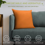 Papaya Soft Washable Throw Pillow