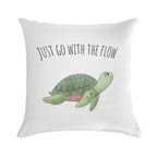 Just Go with The Flow Soft Style Accent Throw Pillow