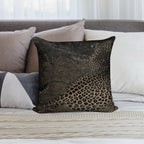 Leopard Print Soft Skin-Friendly Throw Pillow
