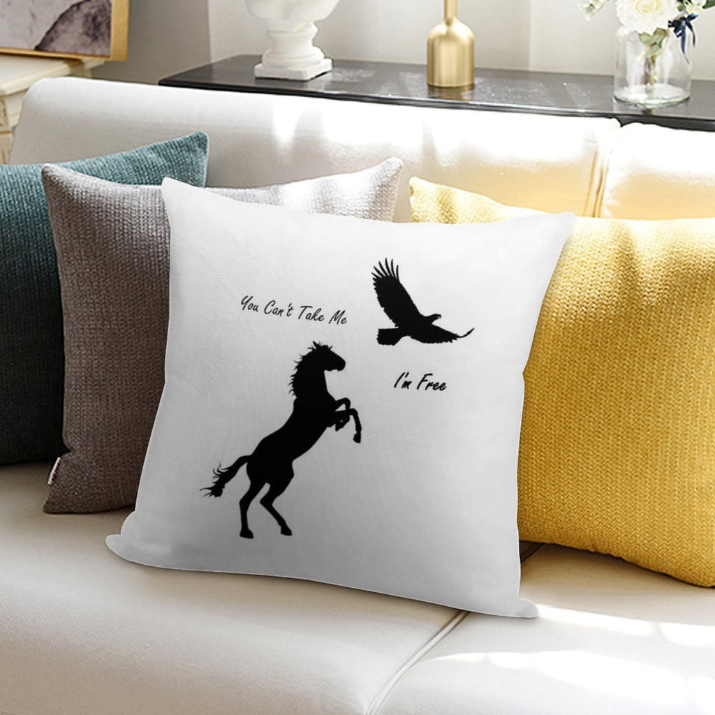 Spirit Stallion of The Cimarron Soft Easy Maintenance Throw Pillow