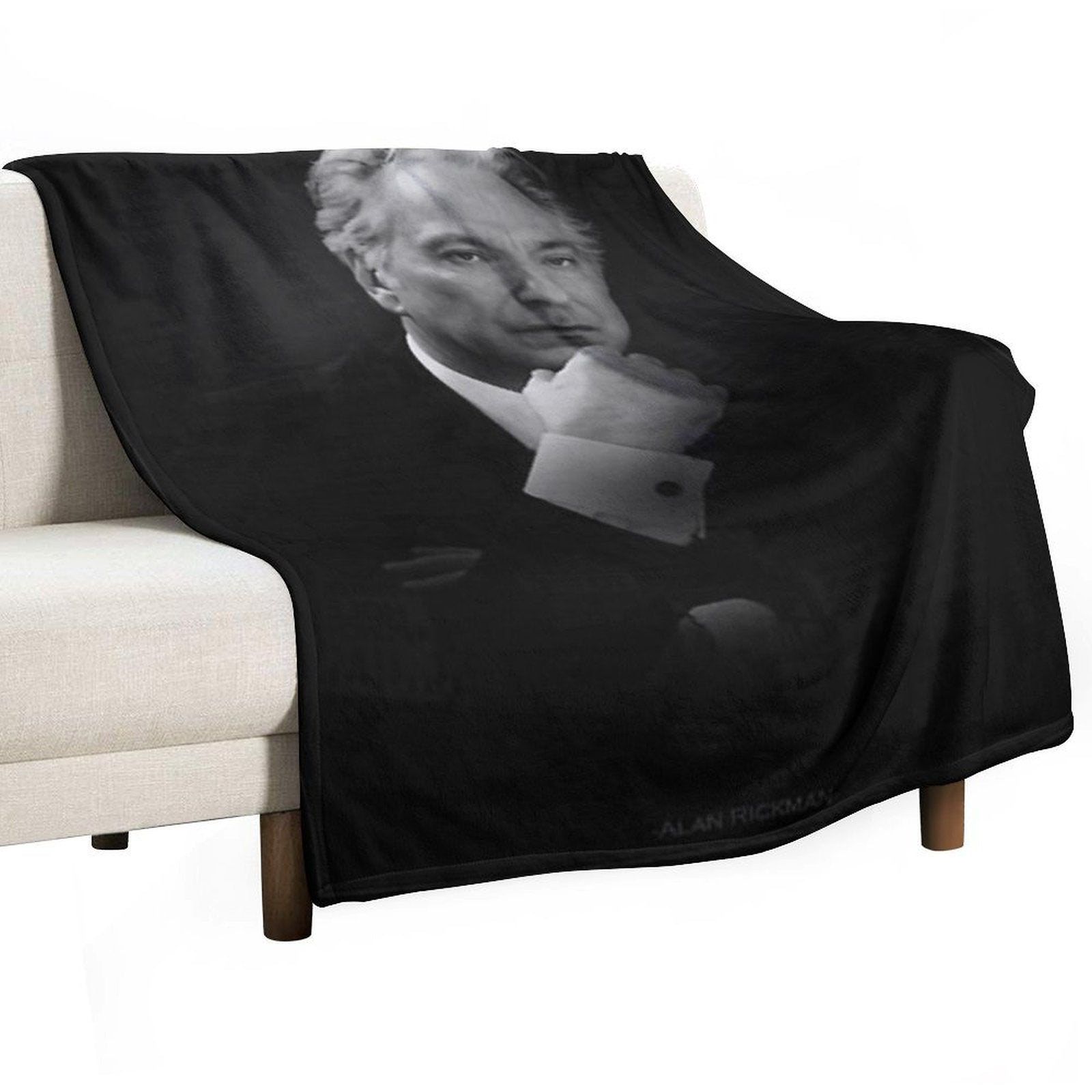 Alan Rickman Premium Throw Blanket