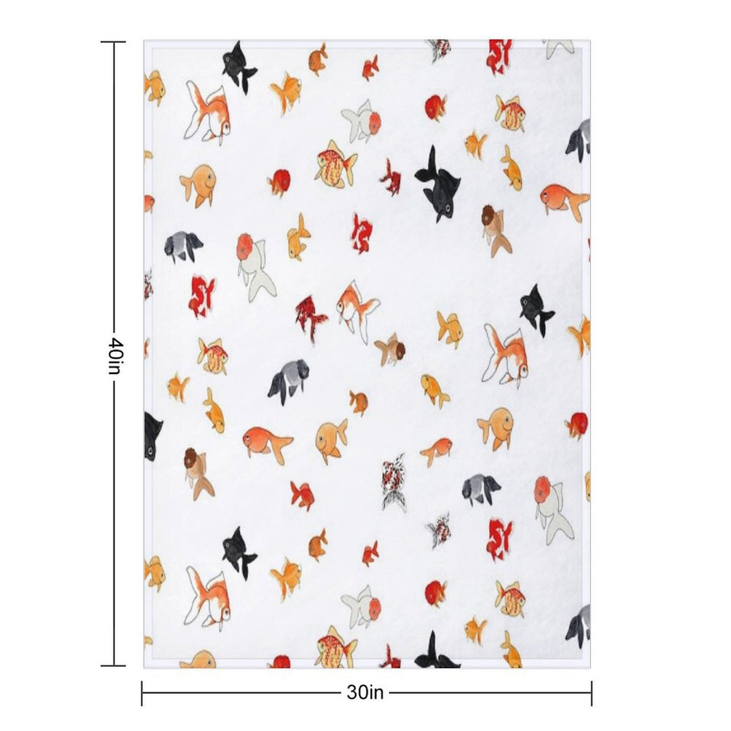 Fish Fancy Compact Throw Blanket