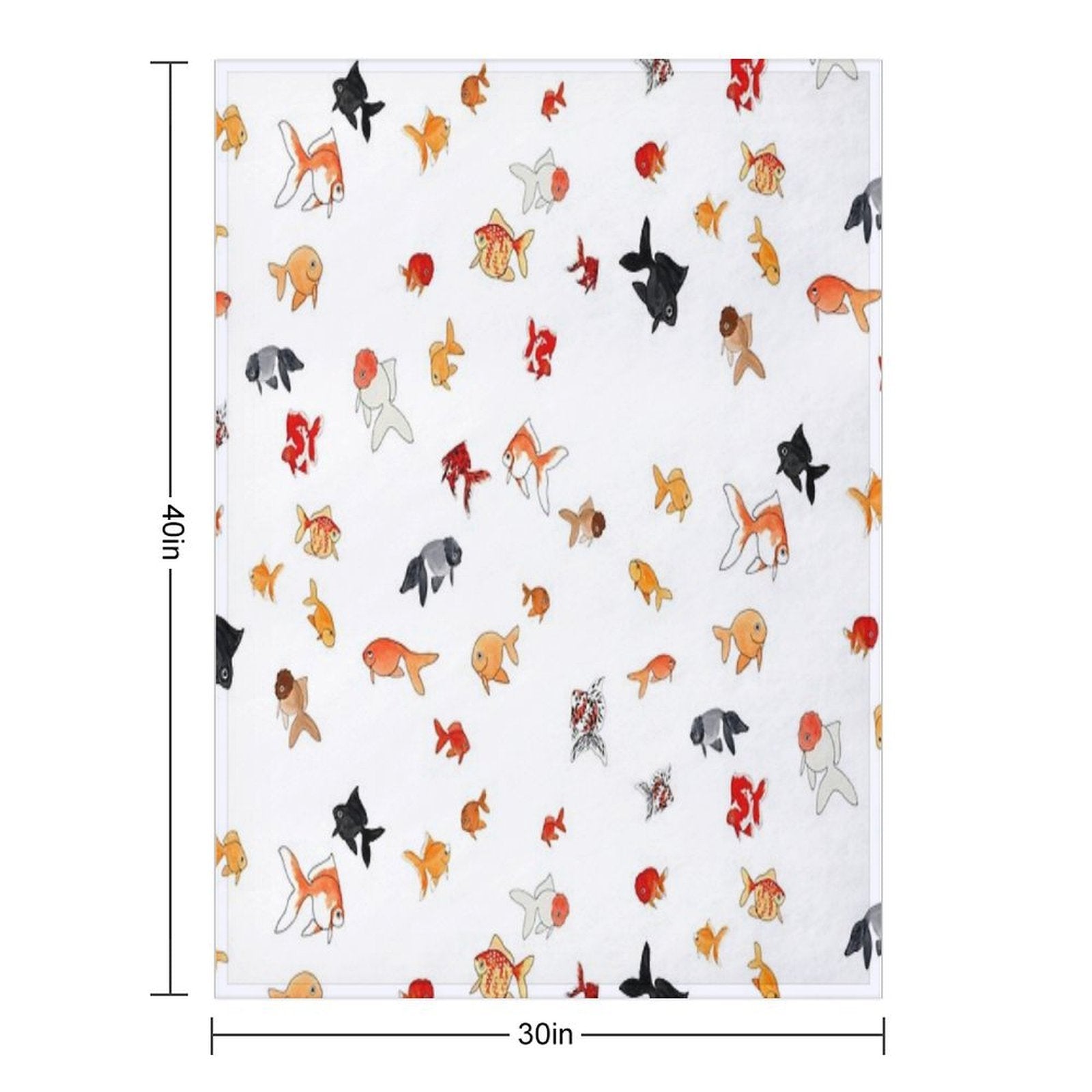 Fish Fancy Compact Throw Blanket