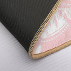 Pastel Pink Mandala  Rapid-Drying Bath Mat