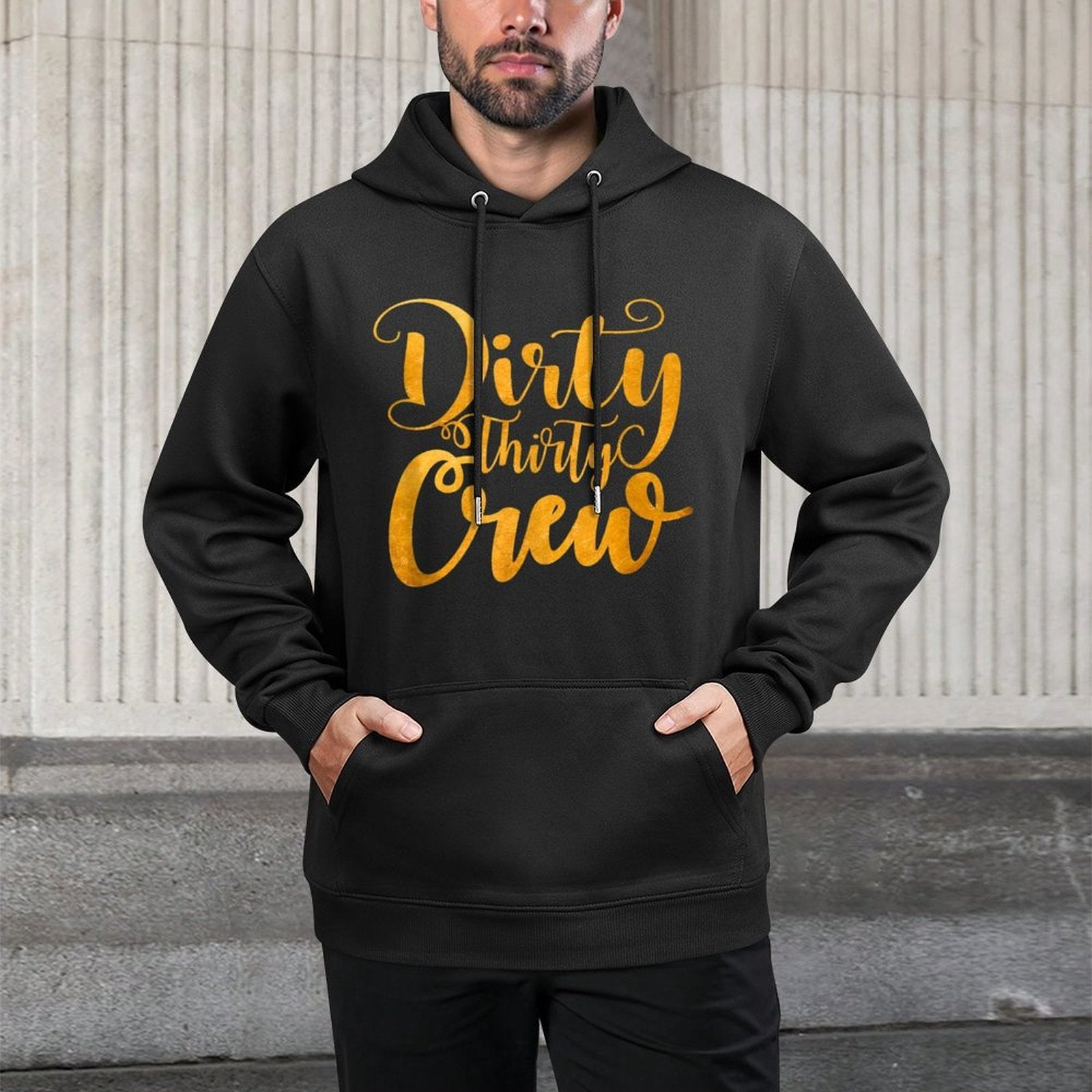 Dirty Thirty Crew 30th Birthday Thirty Present B-Day Party Layering Staple Hoodie