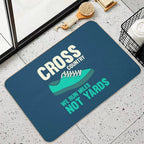 Cross Country Runner  Repositionable Bath Mat