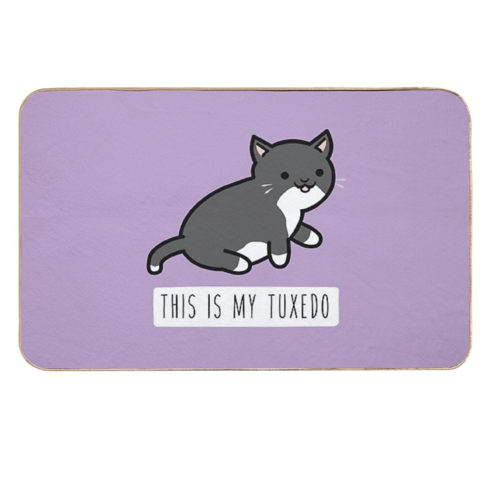 This Is My Tuxedo - Cute Kawaii Tuxedo Cat  Versatile Bath Mat