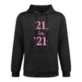 21 in 21, 21st Birthday Kangaroo Pocket Hoodie