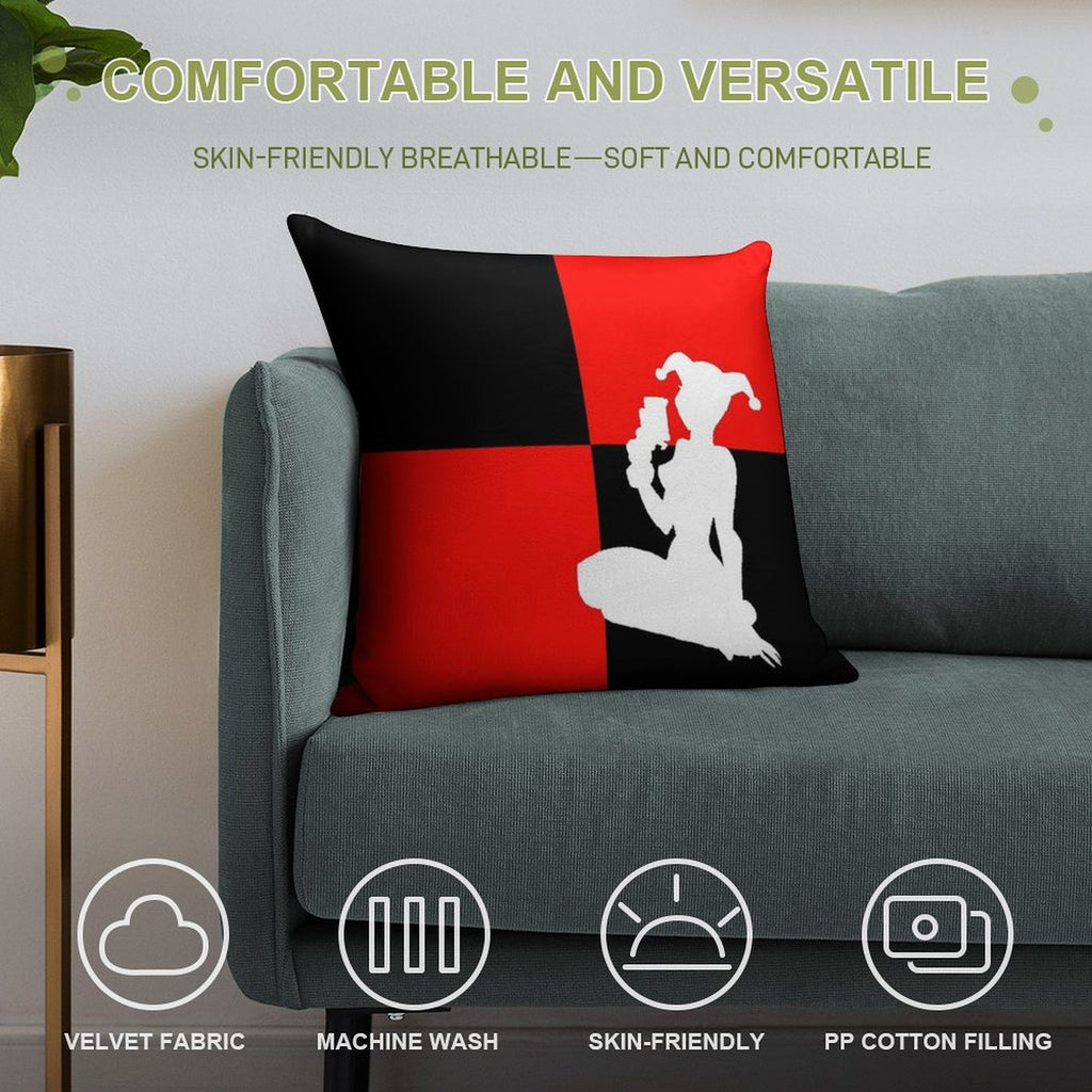 Quinn Pattern 2 Soft Reinforced Edging Throw Pillow