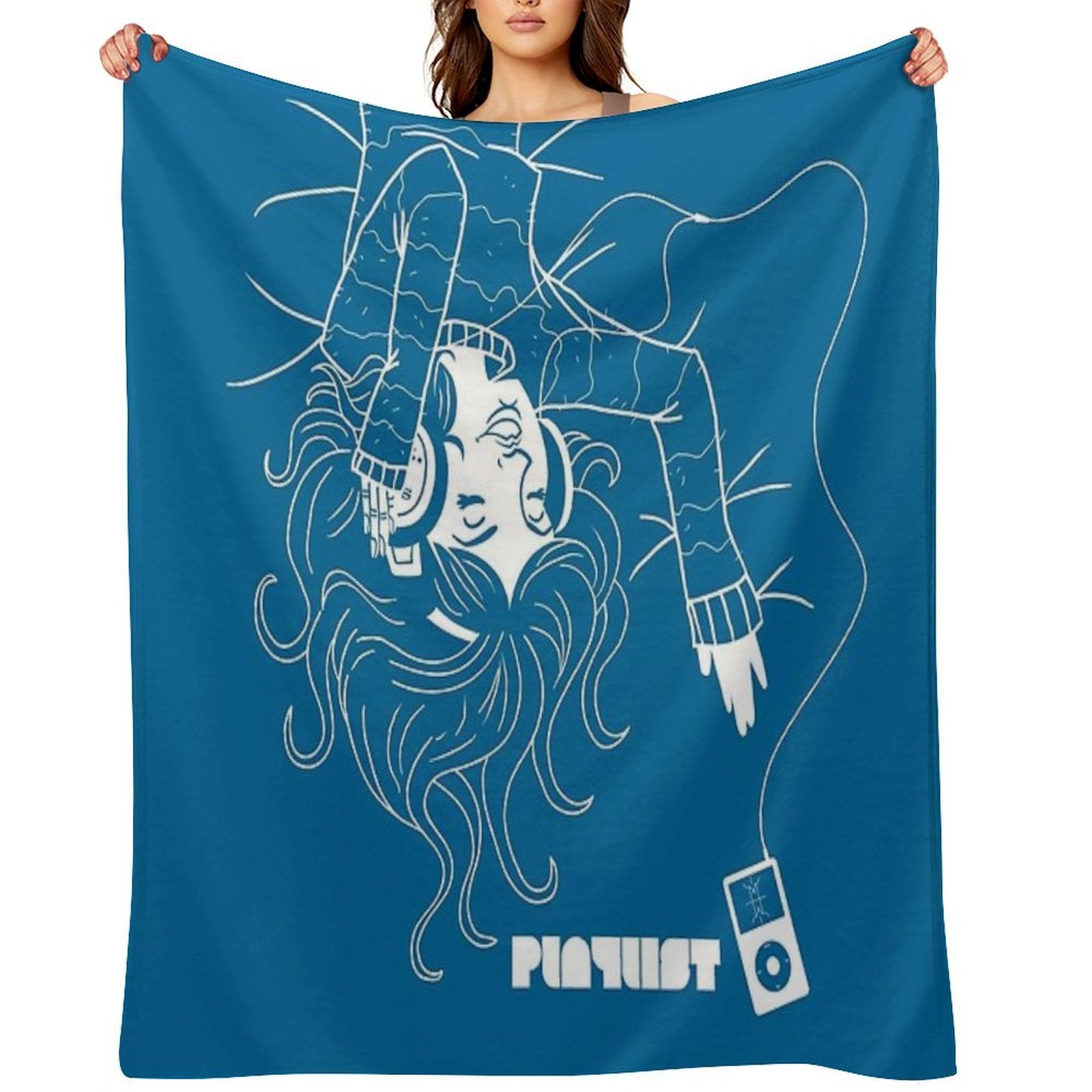 Playlist Wrinkle-free Throw Blanket