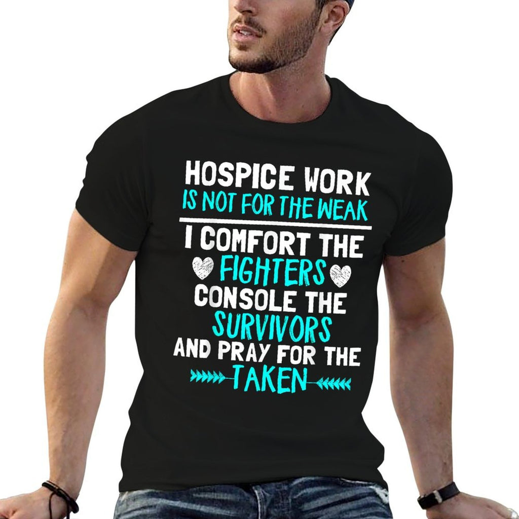 Hospice Work Cute Hospice Doctor Nurse Gift  Wrinkle-resistant T-Shirt