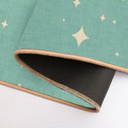 Starburst Light Blue  Eco-Friendly Bath Mat