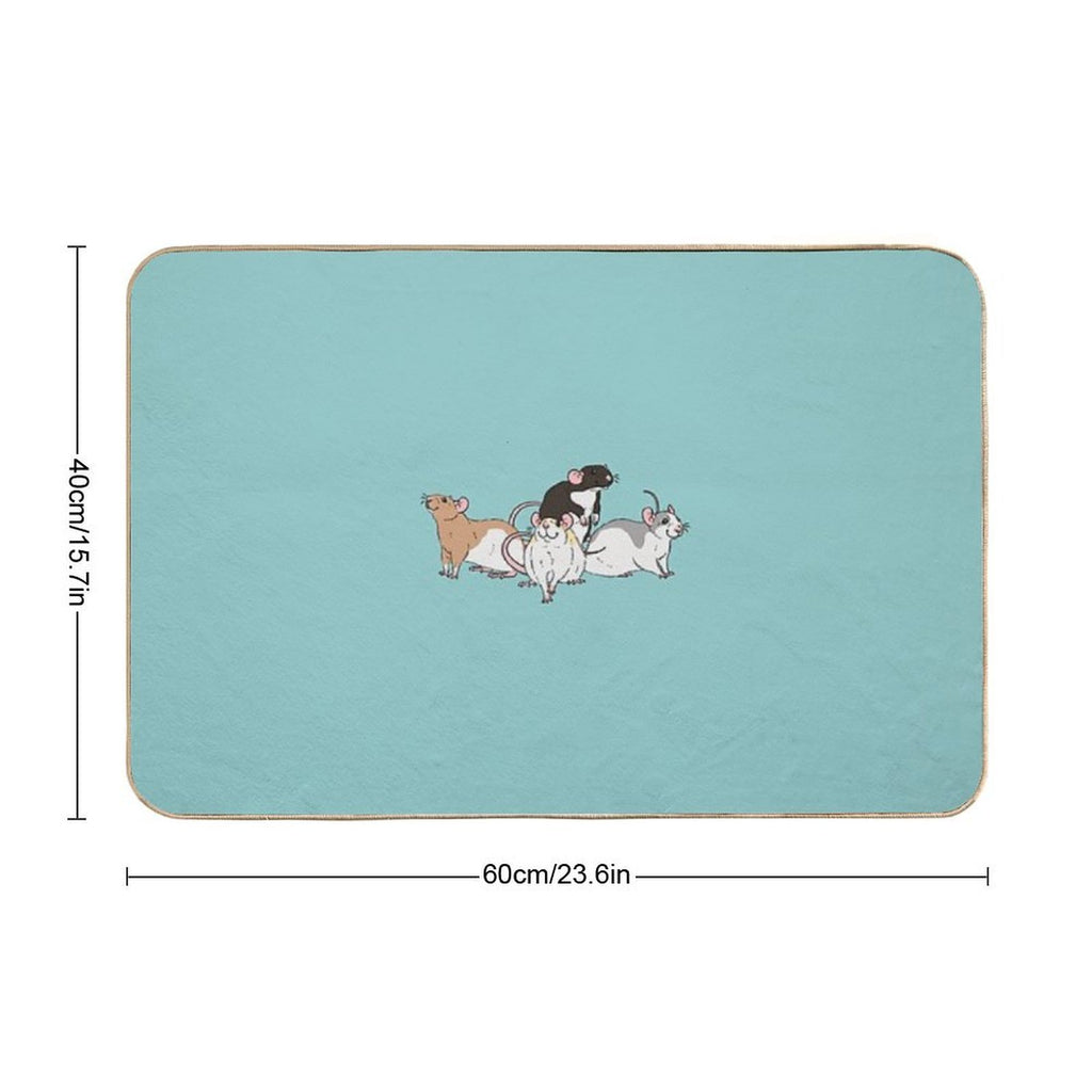 Rat Group  Rapid-Drying Bath Mat