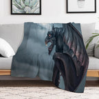 Gargoyle Machine-washable Throw Blanket