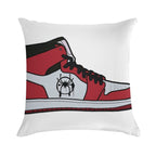 Into The Spider-Verse Shoe Soft Fade-Resistant Throw Pillow