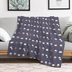 Weather Forecast - Gloomy Quick-dry Throw Blanket