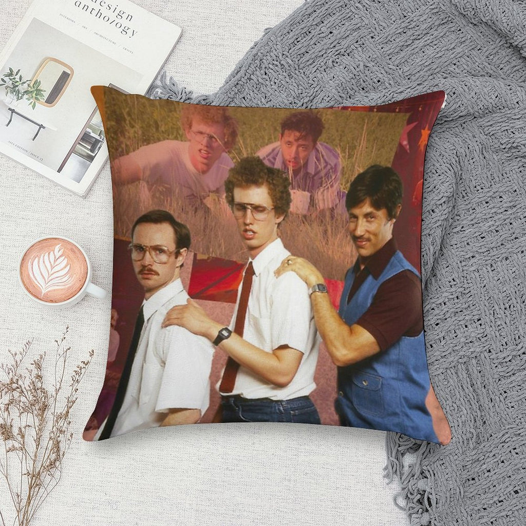 Napoleon Dynamite Soft Anti-Pilling Throw Pillow