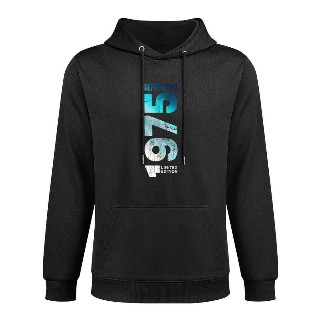 1975 Of September 1975 Year 1975 Retro 1975 Vintage 1975 Breathable Fabric Hoodie