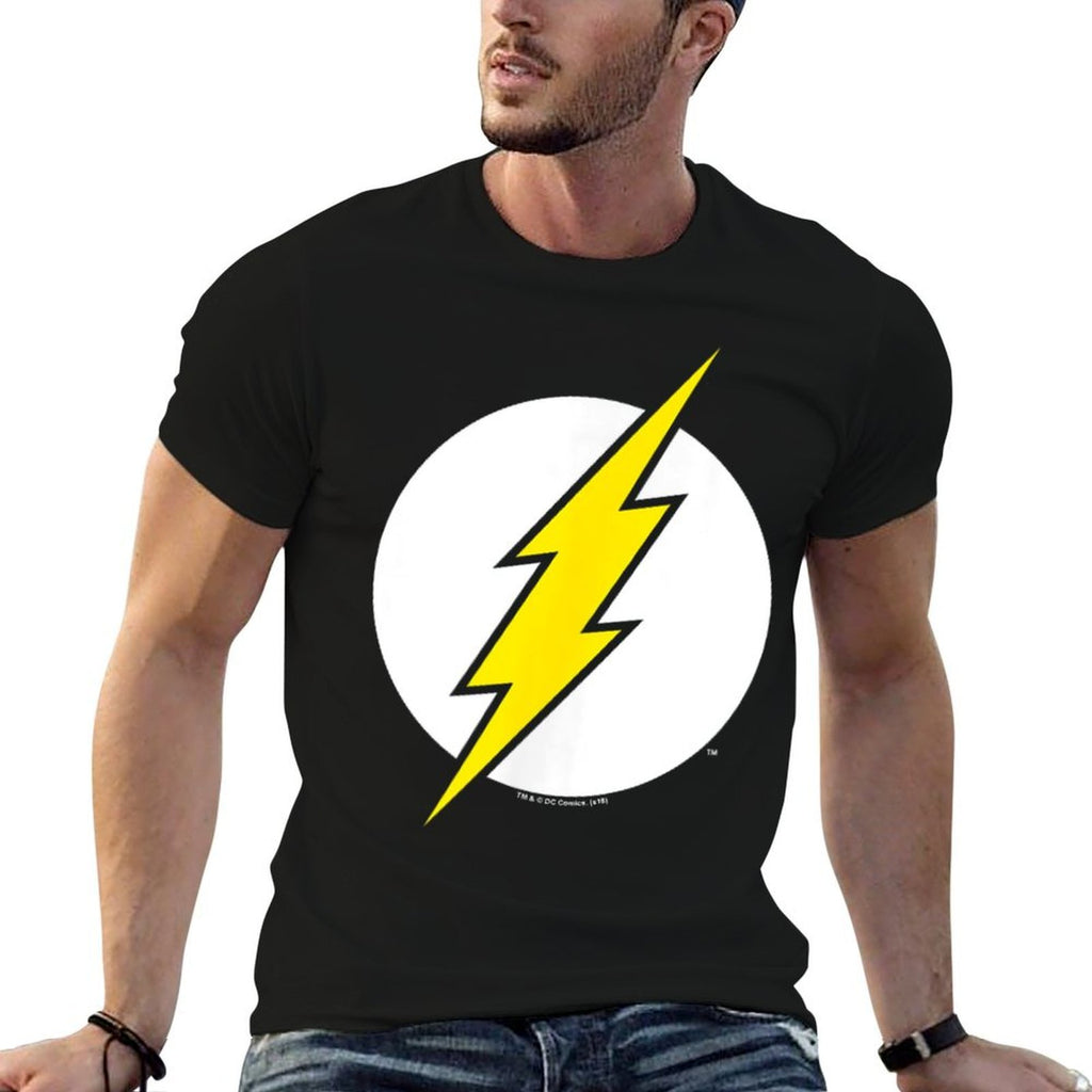 The Flash Logo T  High-quality Stitching T-Shirt