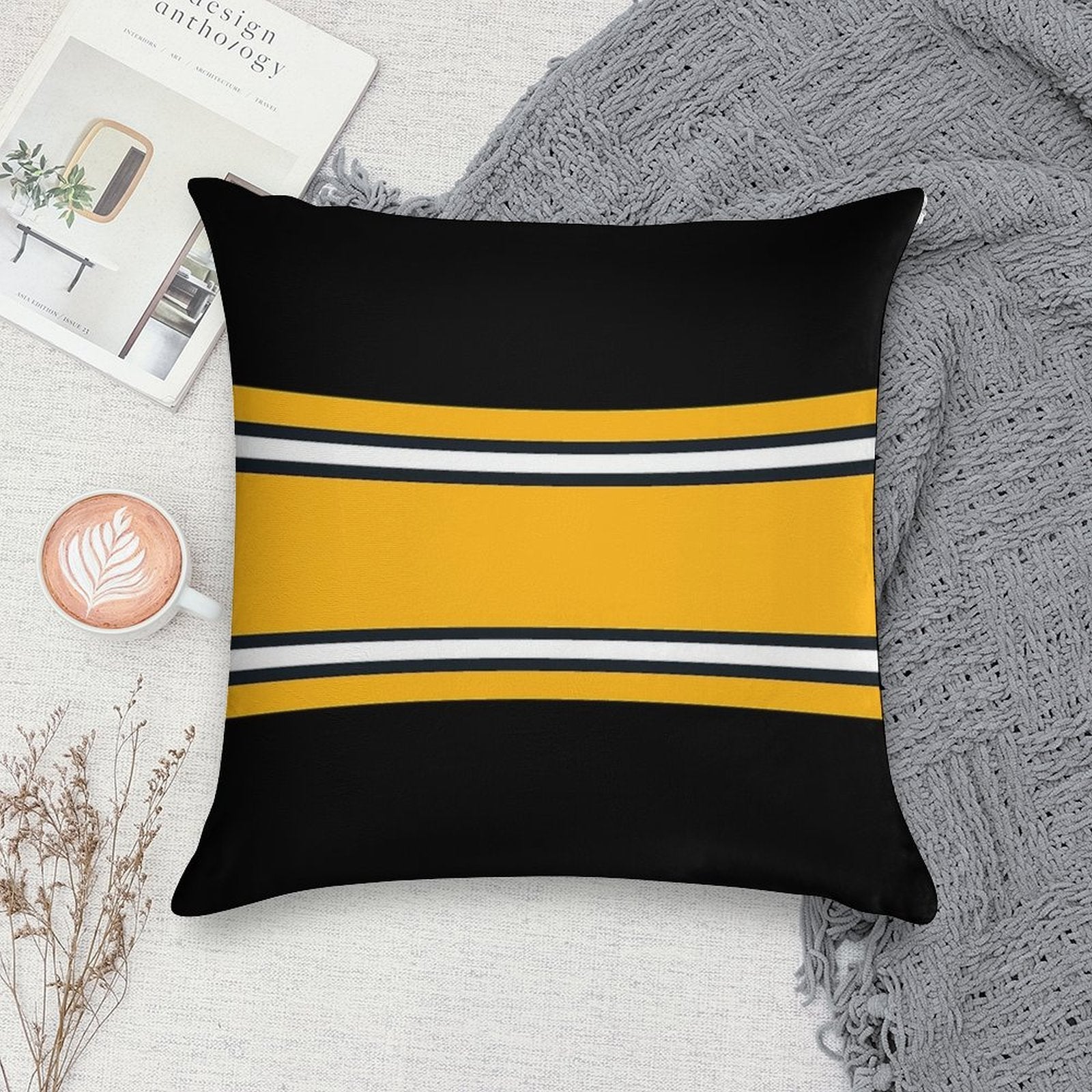 Pittsburgh Soft Home Decor Throw Pillow