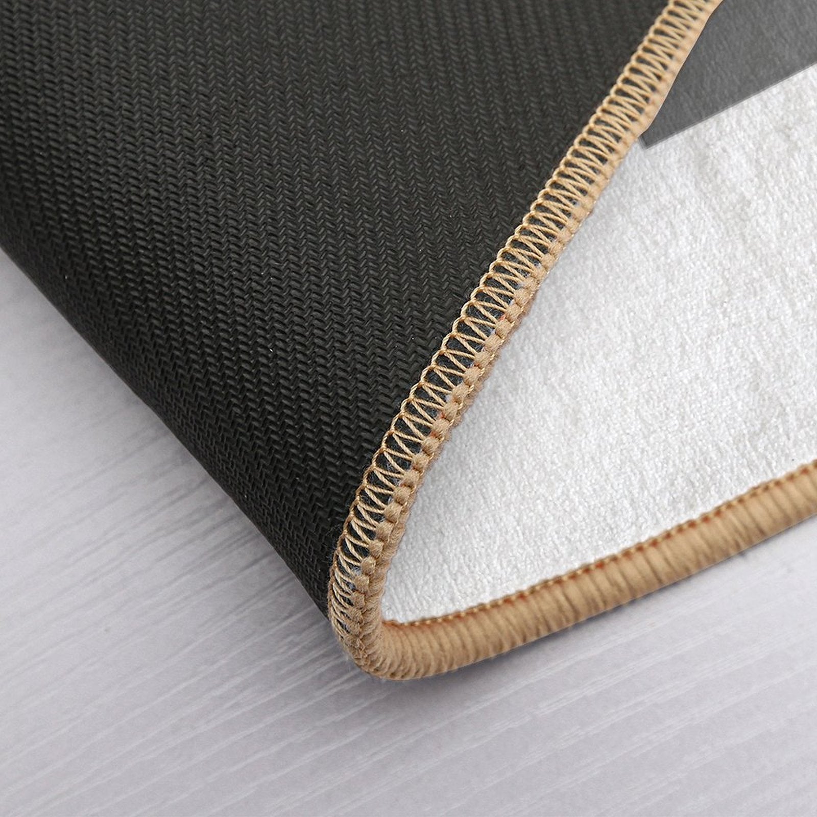 Grey And White Heart  Absorbent Bath Mat