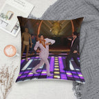 Epic Disco Battle Soft Fade-Resistant Throw Pillow