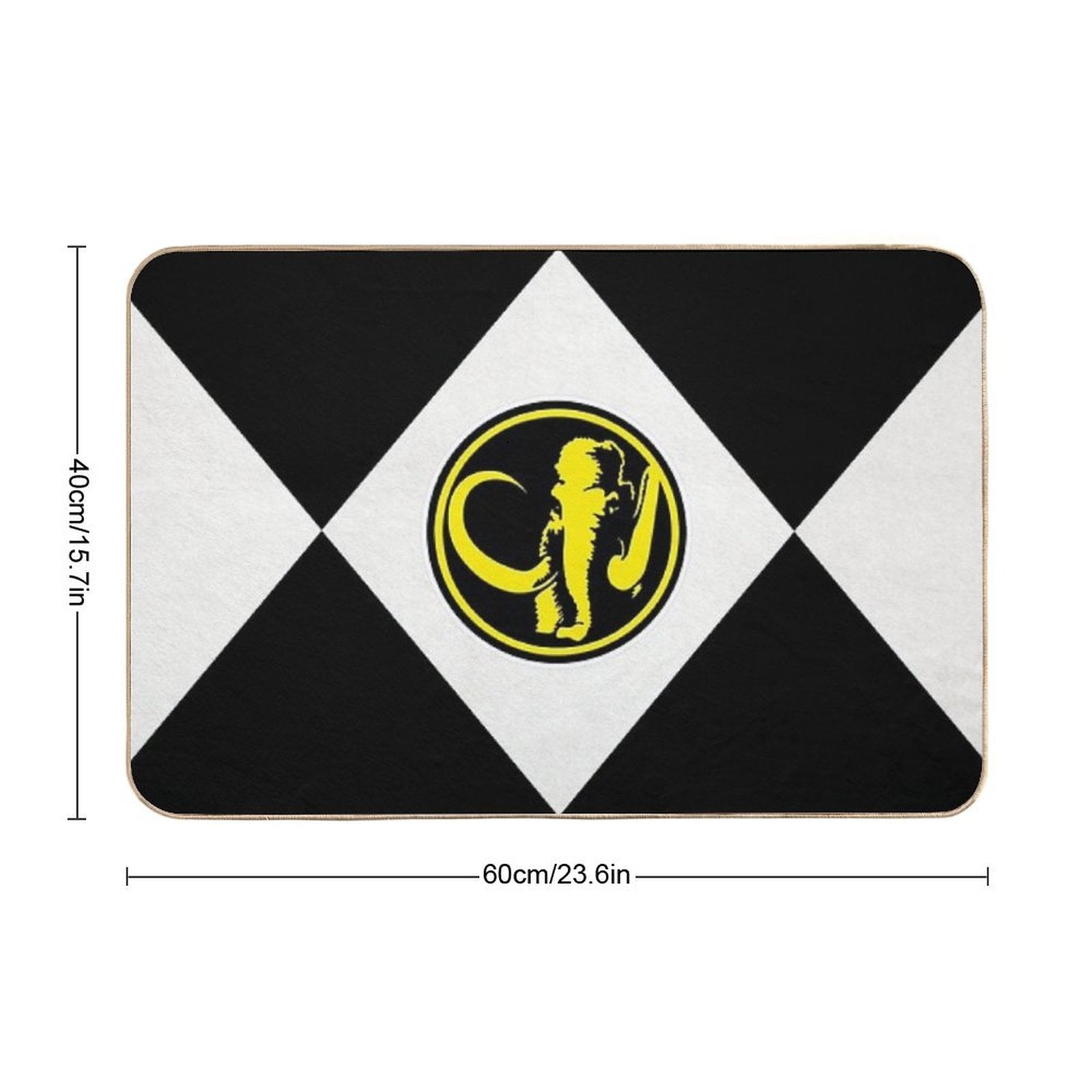 Mastodon Dinozord  Easy Maintenance Bath Mat