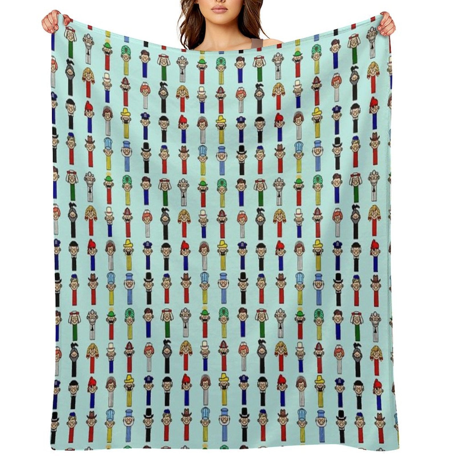 Pal Pattern Anti-pilling Throw Blanket