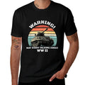 Warning! May Start Talking About World War 2 WWII  Breathable T-Shirt