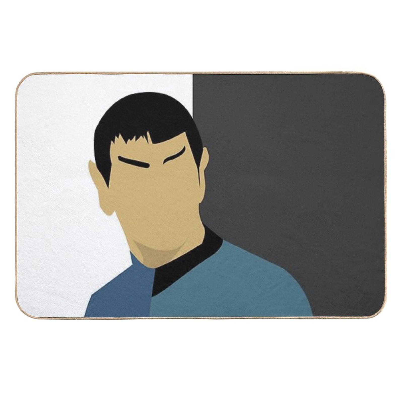 Spock Torn  Repositionable Bath Mat