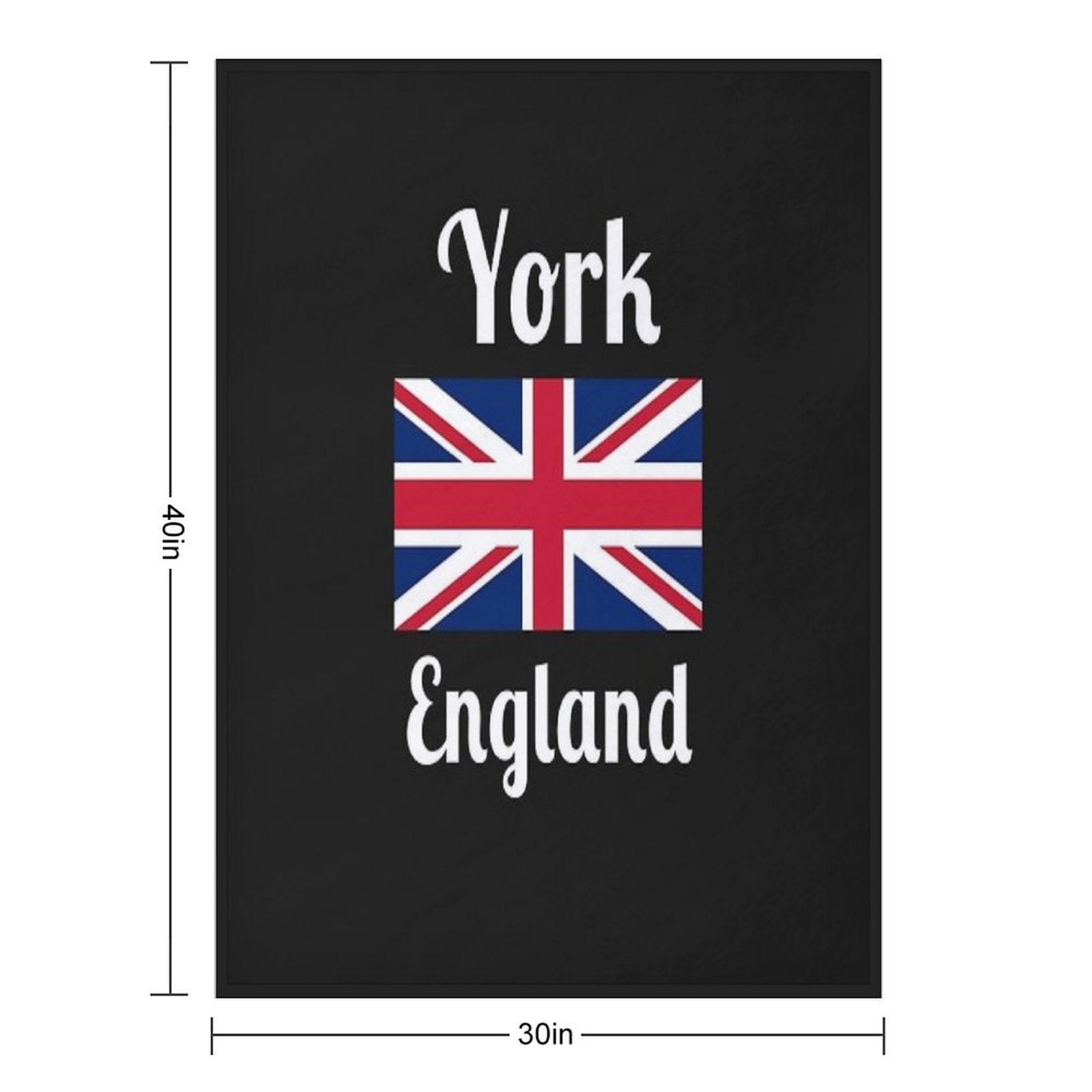 York England - Stylish Prints, All-season Throw Blanket