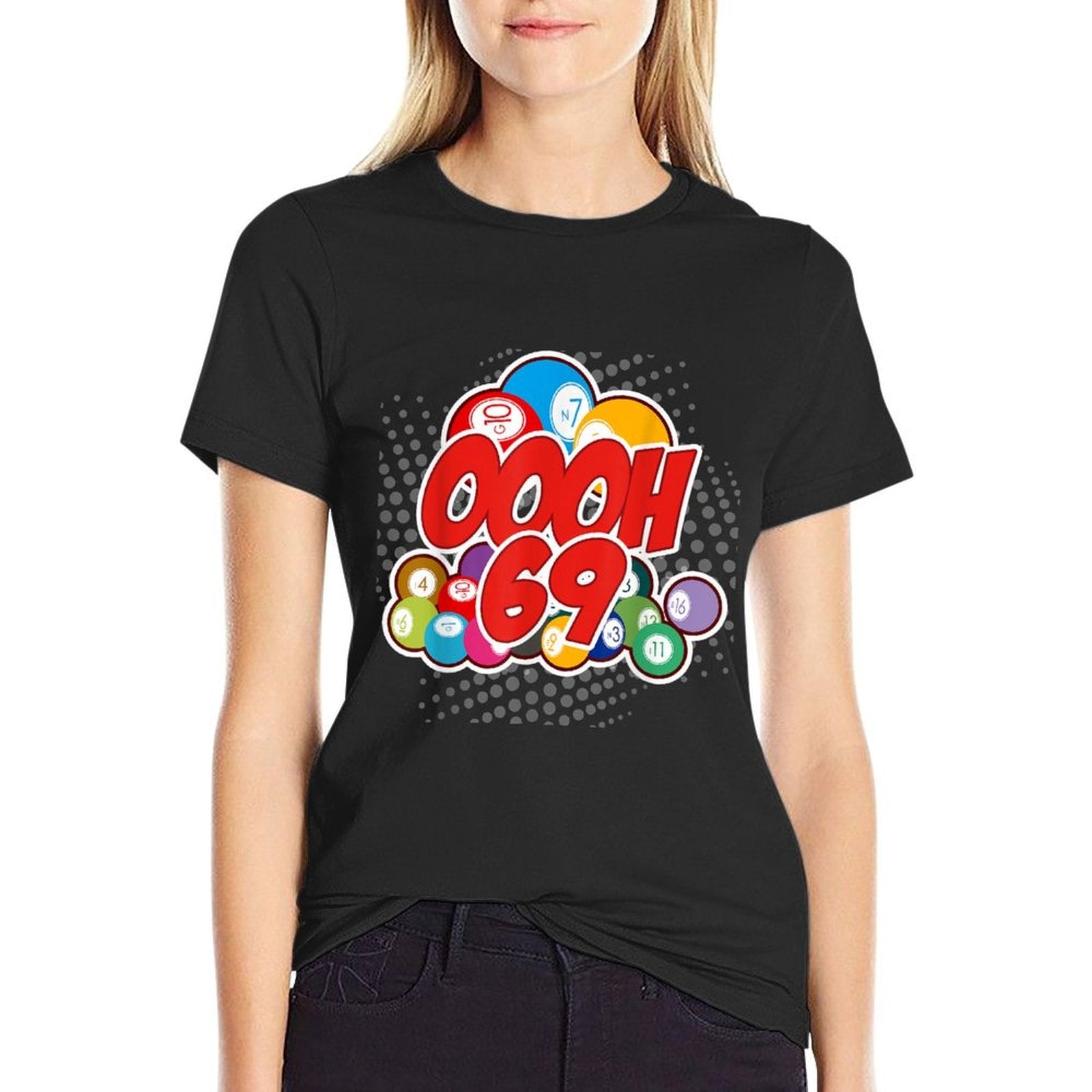 OOOOH 69 Bingo Game Player Funny Adult Humor Bingo Lover  Durable T-Shirt