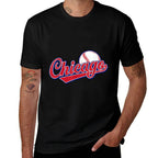 Vintage Chicago Funny Baseball Lover Graphic Men Women  Graphic-printed T-Shirt