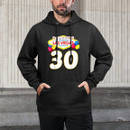 30th Birthday T Las Vegas Fabulous 30 Years Old Gift Shape Retention Hoodie