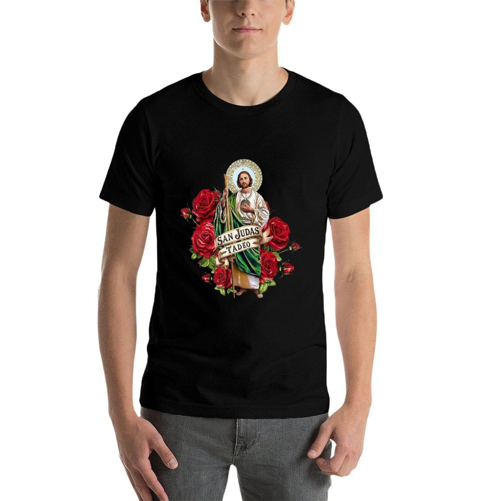 San Judas Tadeo Rose  Odor-resistant T-Shirt