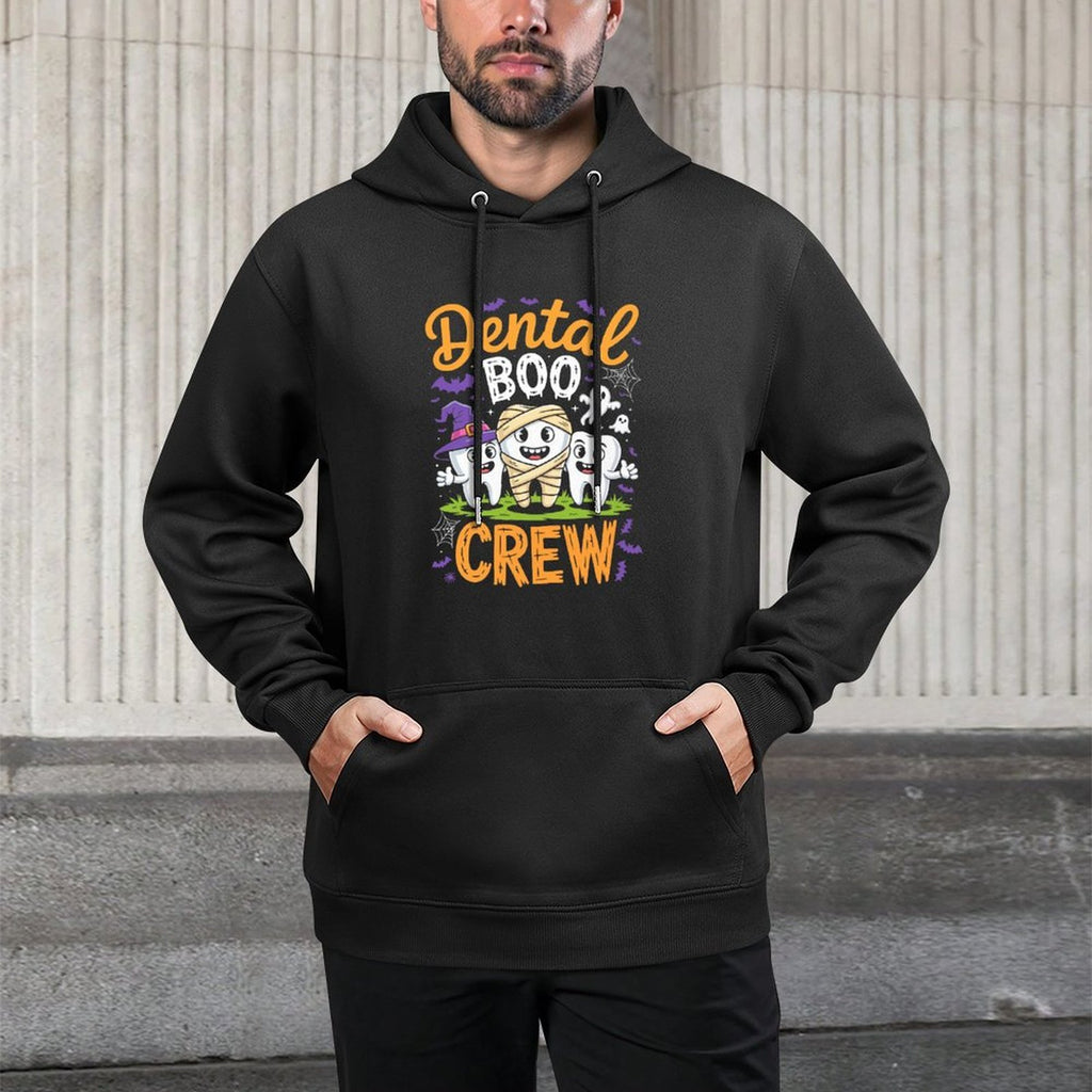 Dental Boo Crew Funny Men Women Kids Halloween Costume Easy Care Hoodie