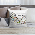 Frasier Apartment Floorplan Soft Ultra-Soft Texture Throw Pillow