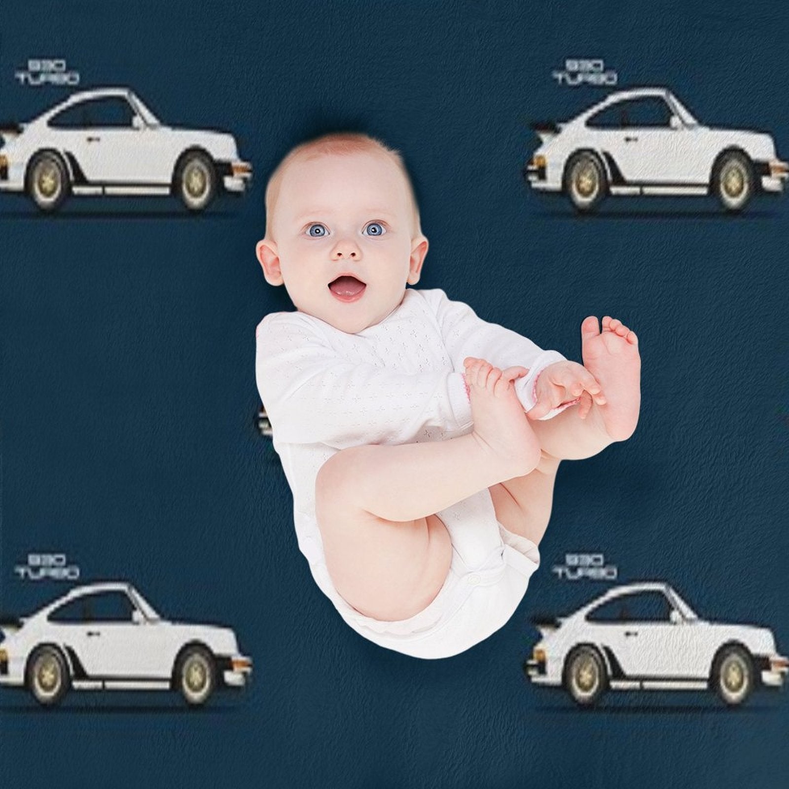 The 930 Turbo Compact Throw Blanket