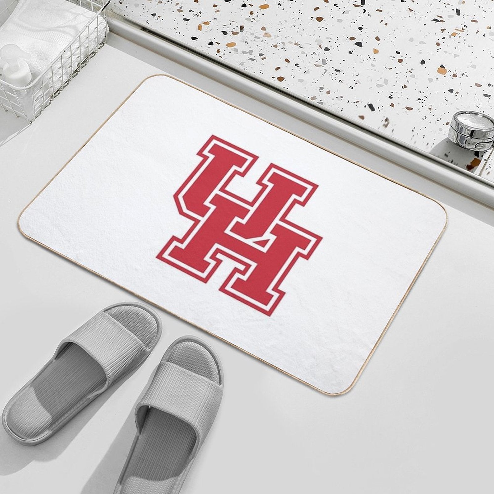 Cool Houston Icon Best  High-Traffic Bath Mat