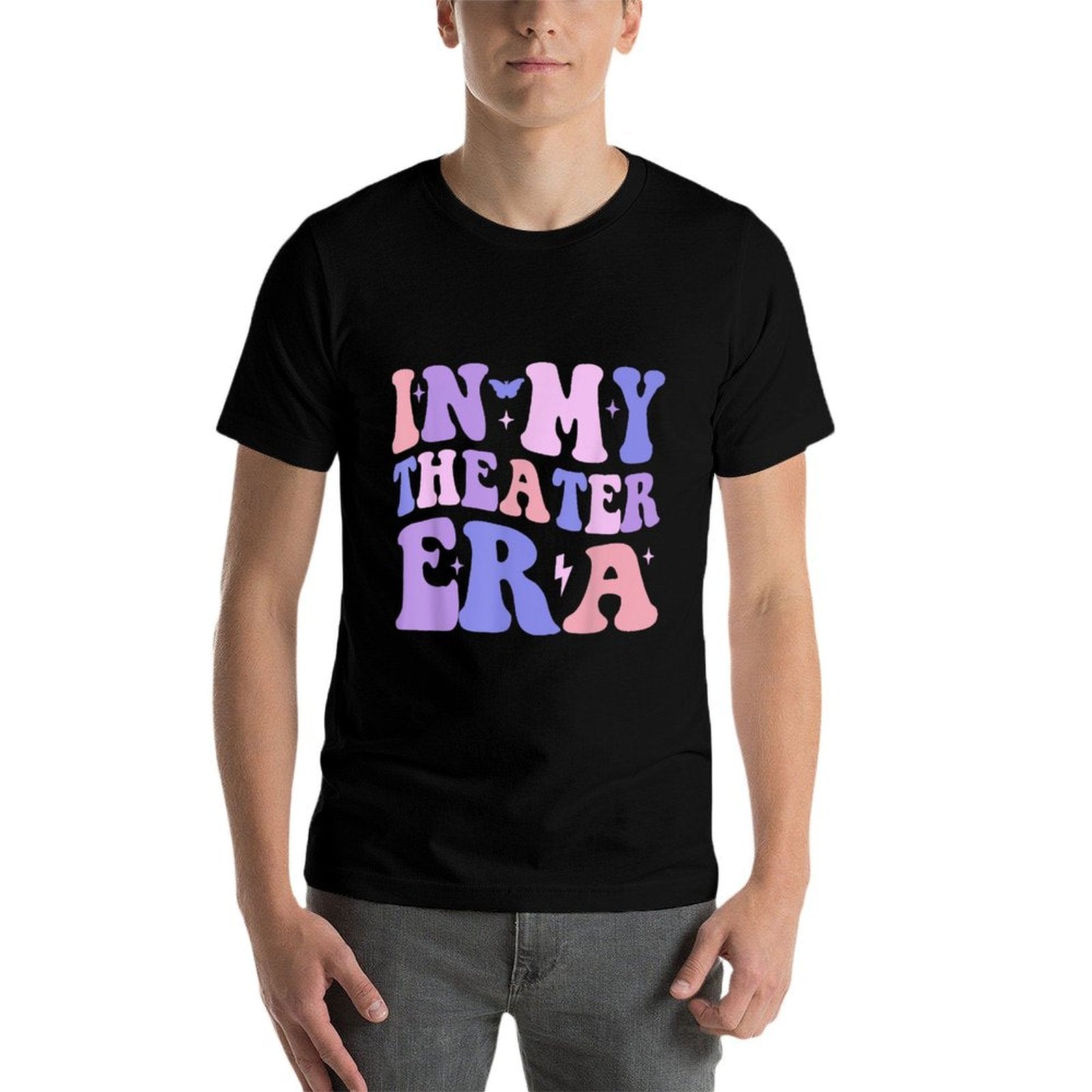 Groovy In My Theater Era Theater Lover Acting Teacher Girl  Lightweight T-Shirt