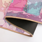 The Stray Cats, Wending Machine And Pink Cherry Blossom  Non-Slip Bath Mat