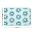 Watercolor Circles  Anti-Trip Bath Mat