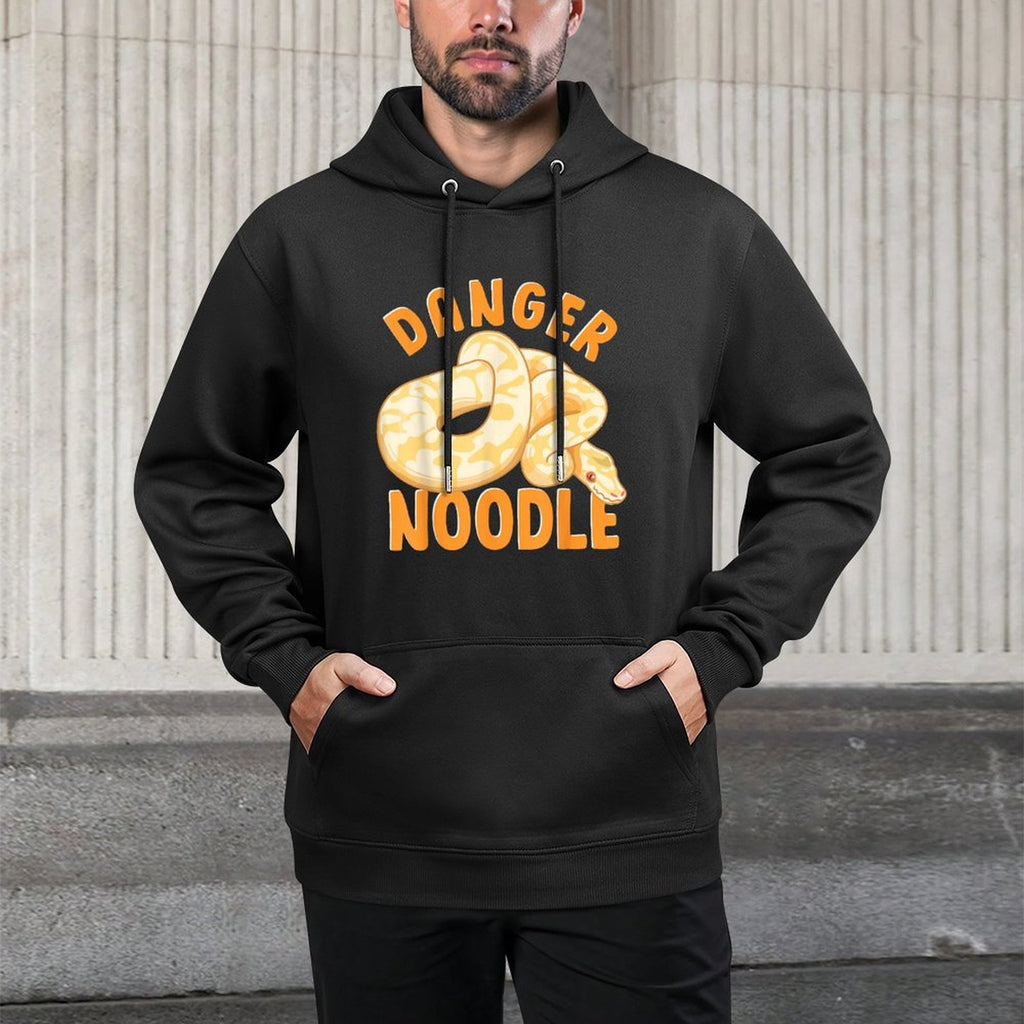 Funny Danger Noodle Snake Boys Snakes Meme Snek Ball Python Colorfast Hoodie