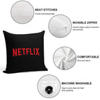 Netflix Soft Reinforced Edging Throw Pillow