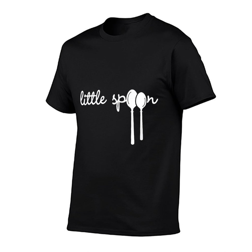 Funny Little Spoon In Big  Little Spooning Couple  Vintage-inspired T-Shirt