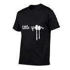 Funny Little Spoon In Big  Little Spooning Couple  Vintage-inspired T-Shirt