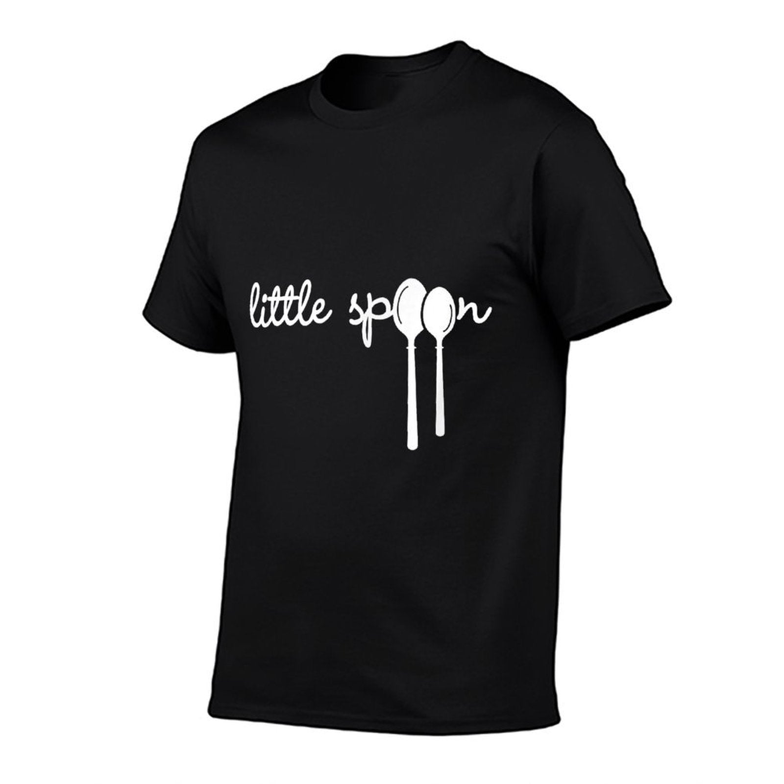 Funny Little Spoon In Big  Little Spooning Couple  Vintage-inspired T-Shirt
