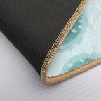 Watercolor Circles  Anti-Trip Bath Mat