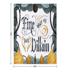 MAKE ME YOUR VILLAIN Eco-conscious Throw Blanket