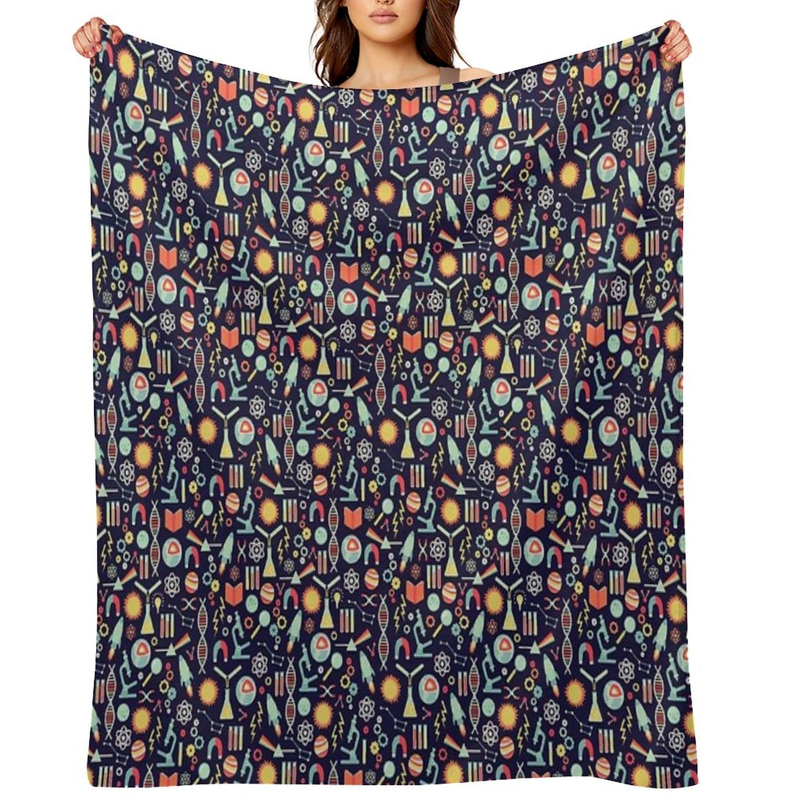 Science Studies Durable Throw Blanket